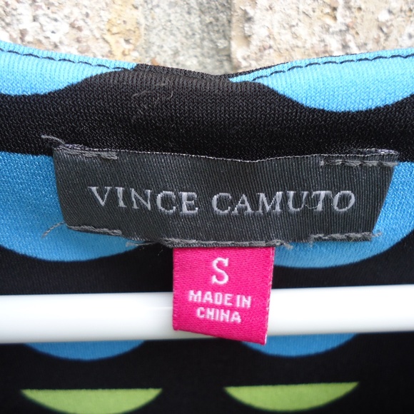 SIZE S. Vince Camuto stretch geometric design dress. - Picture 2 of 8